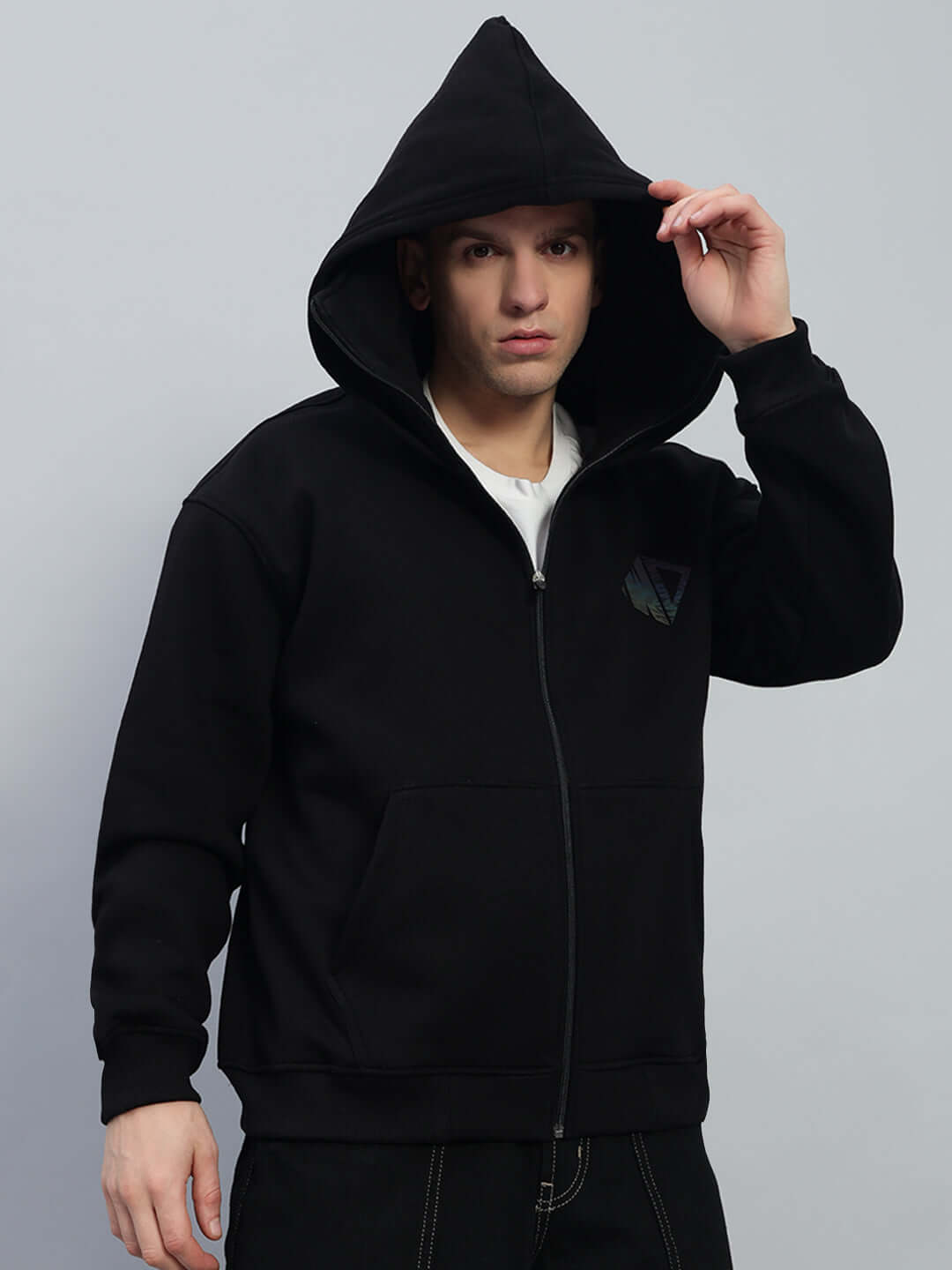 MARKSMAN OVERSIZED HOODIE BLACK