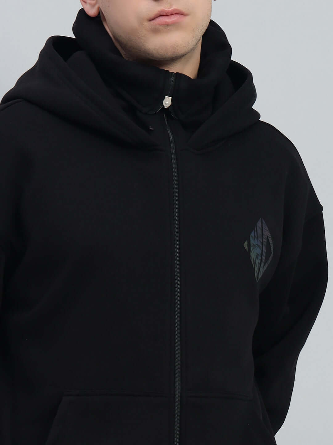 MARKSMAN OVERSIZED HOODIE BLACK