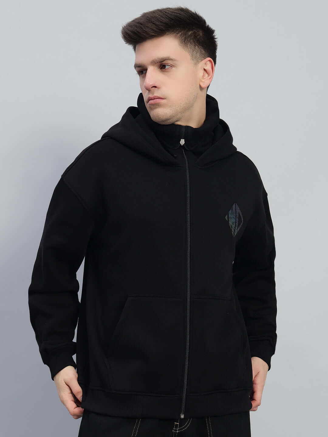MARKSMAN OVERSIZED HOODIE BLACK
