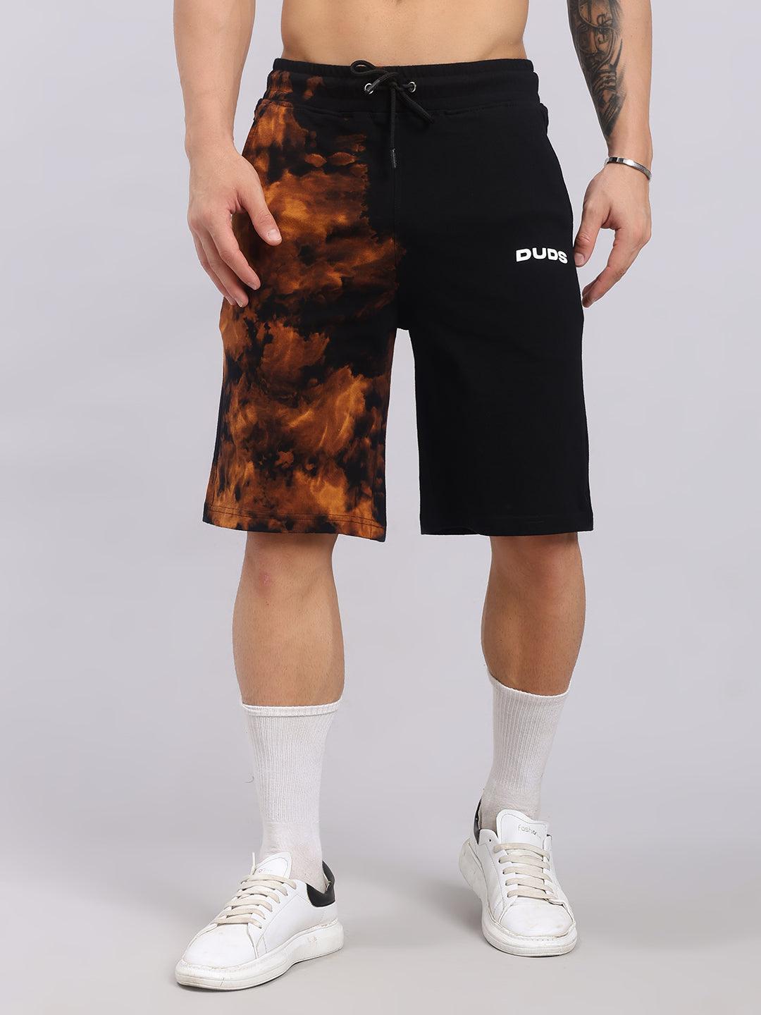 TRICKSTER TIE-DYE CO-ORD SET (BLACK)