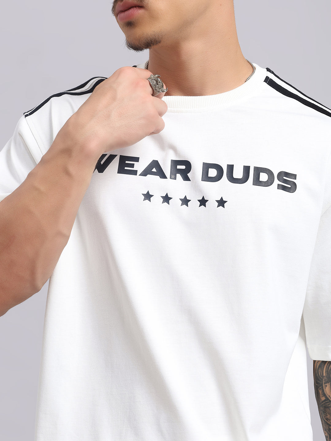 STAR JUMPER SUMMER CO-ORD SET (OFF WHITE)