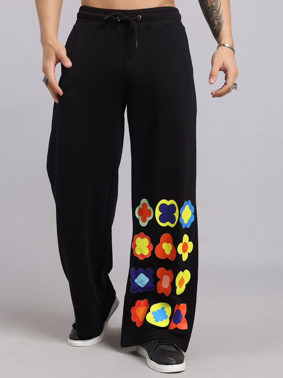 HOLLISTER TIE-DYE CO-ORD SET (BLACK)