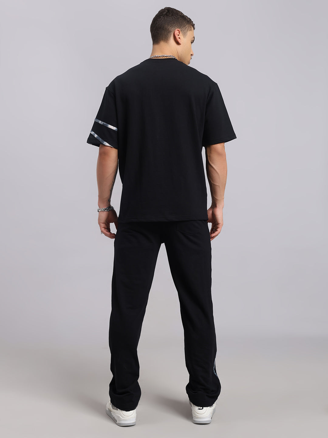 FLICKER OVERSIZED CO-ORD SET (BLACK)