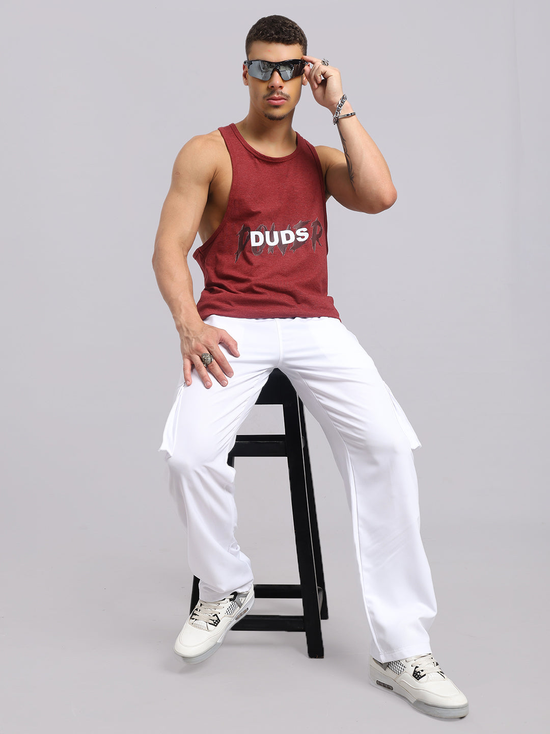 CARMINE RELAXED FIT JOGGER (WHITE)
