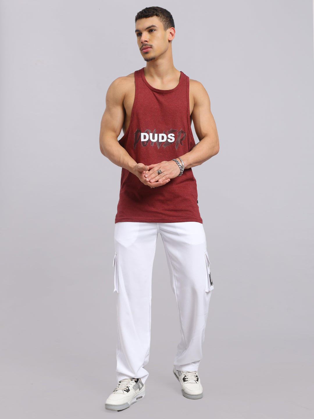 CARMINE RELAXED FIT JOGGER (WHITE)