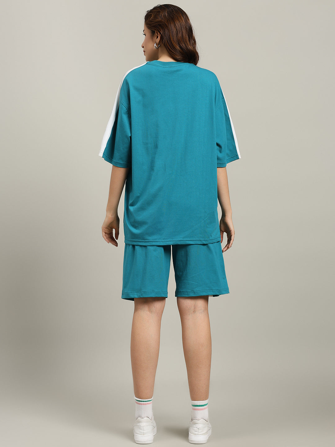 WOMEN'S WIDELINE SUMMER CO-ORD SET (TEAL)