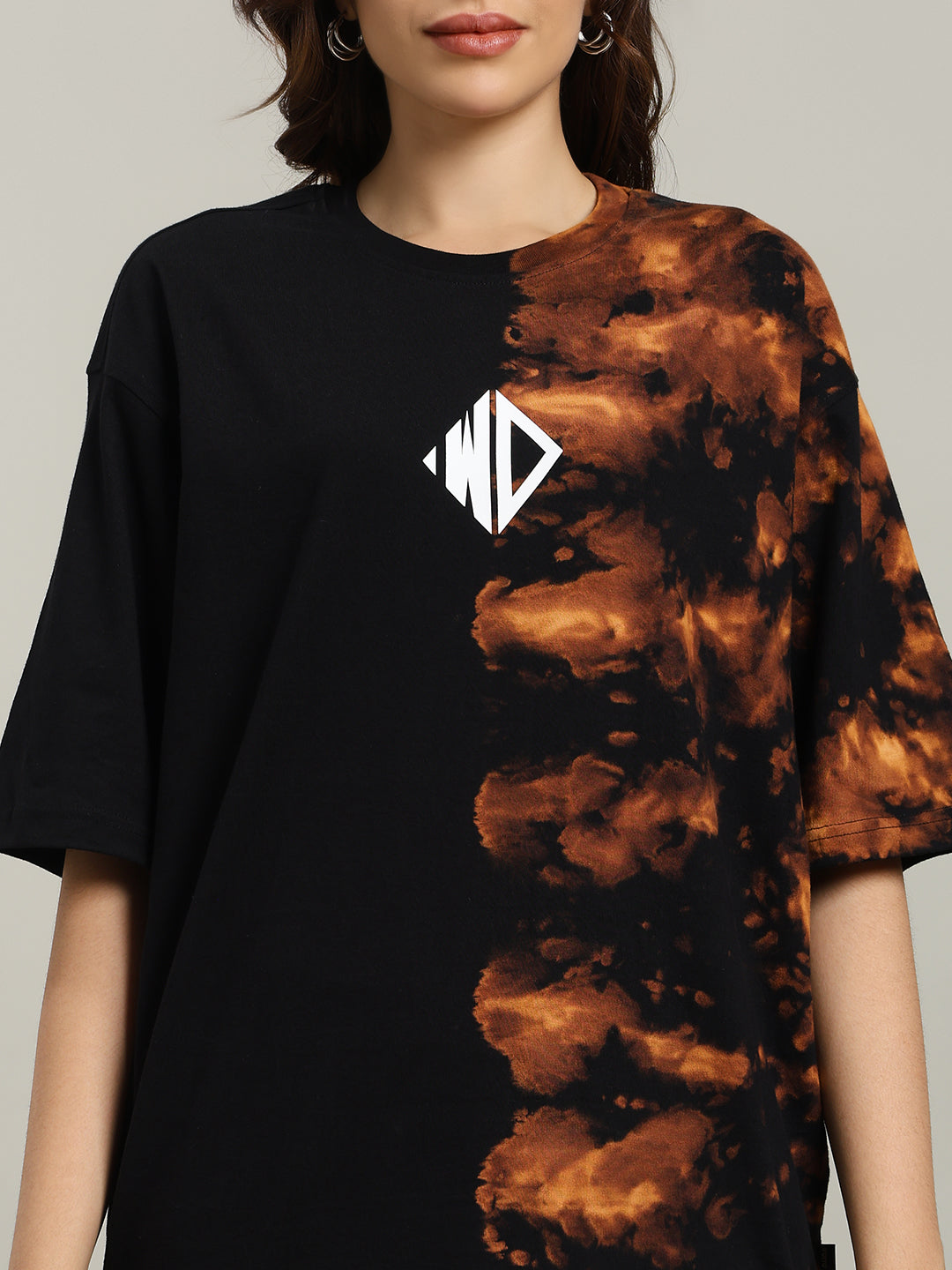 WOMEN'S TRICKSTER TIE-DYE CO-ORD SET (BLACK)