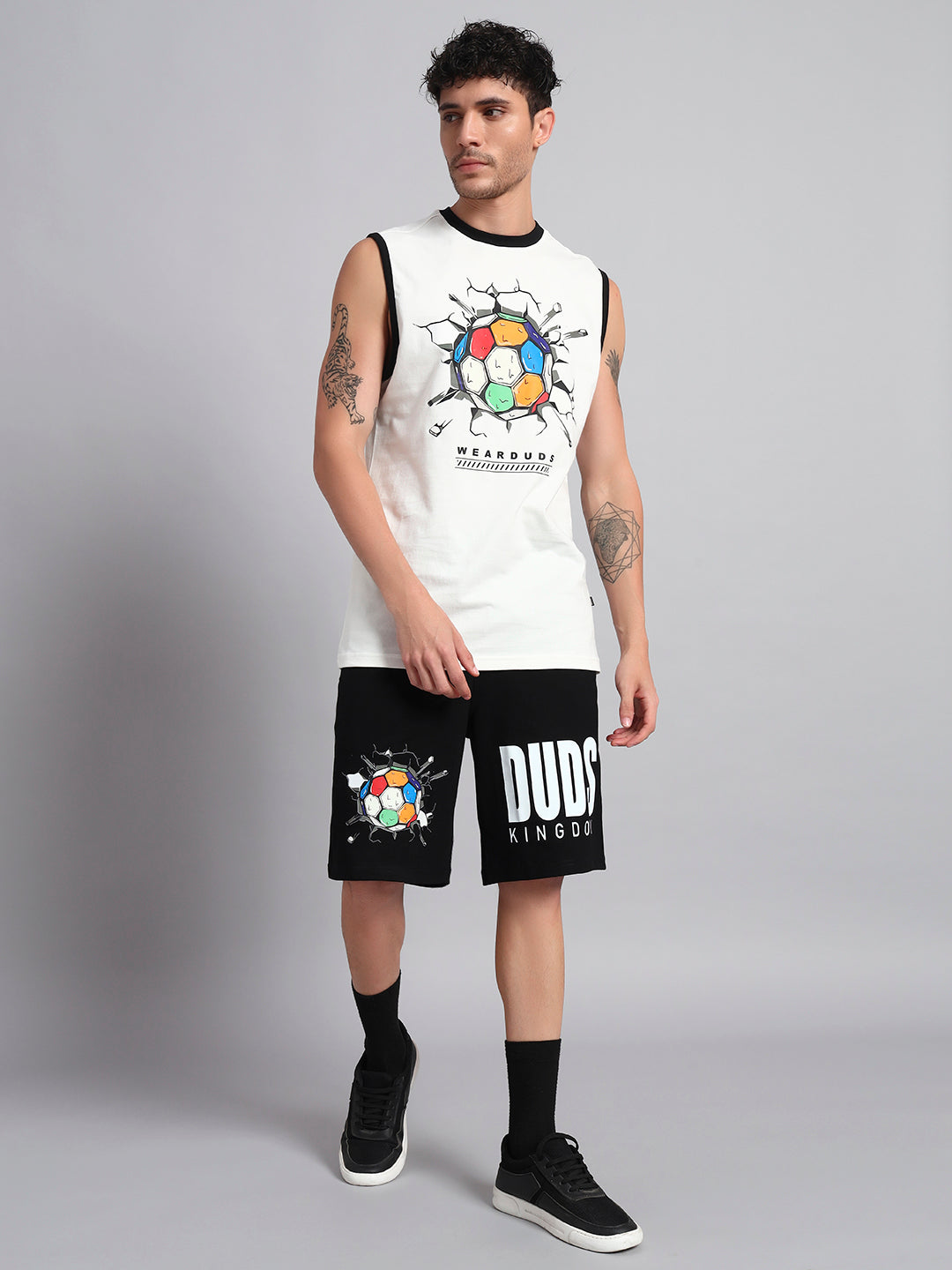 LAZIO CO-ORD SET (OFF-WHITE BLACK)