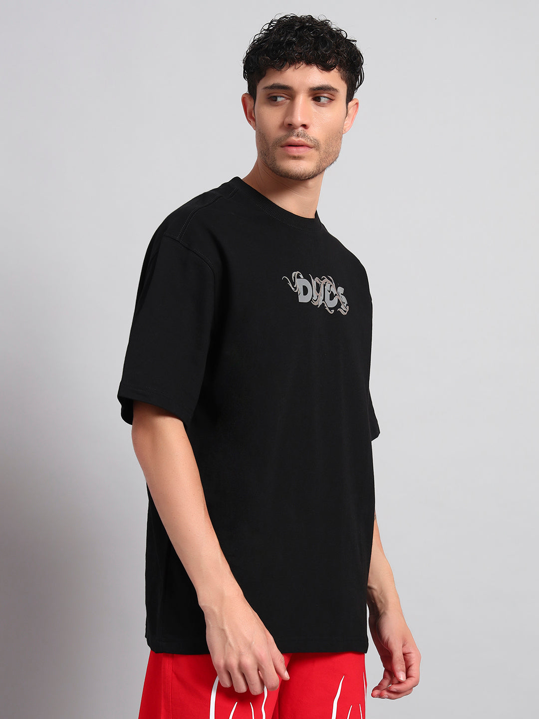 JELVIN OVER-SIZED T-SHIRT (BLACK)
