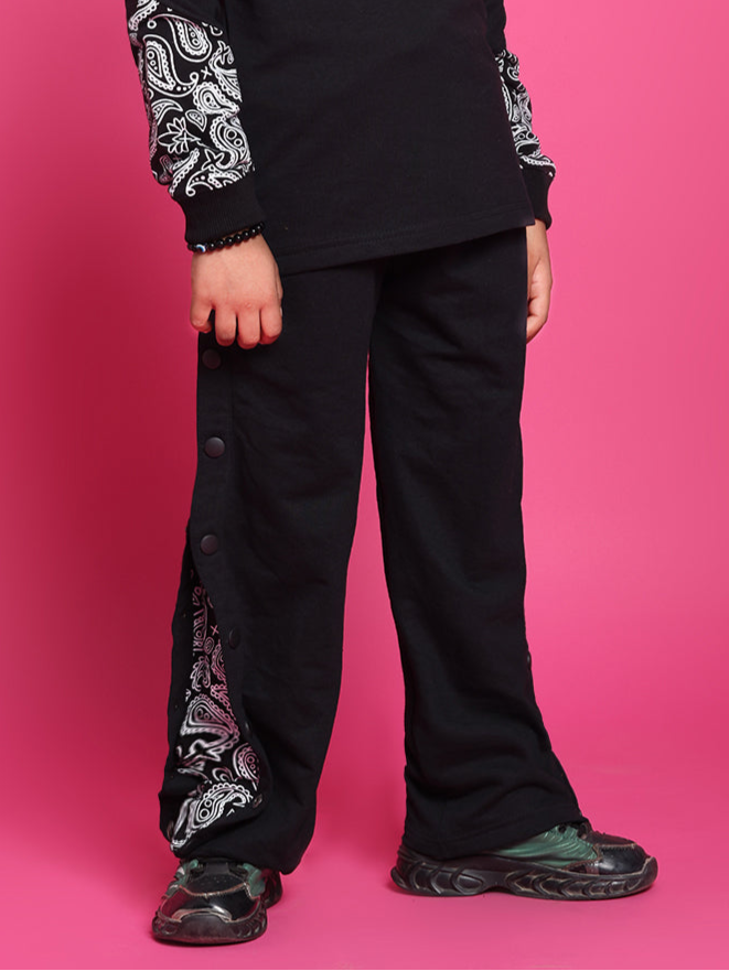 MOTIF JOGGERS FOR BOYS & GIRLS (BLACK)