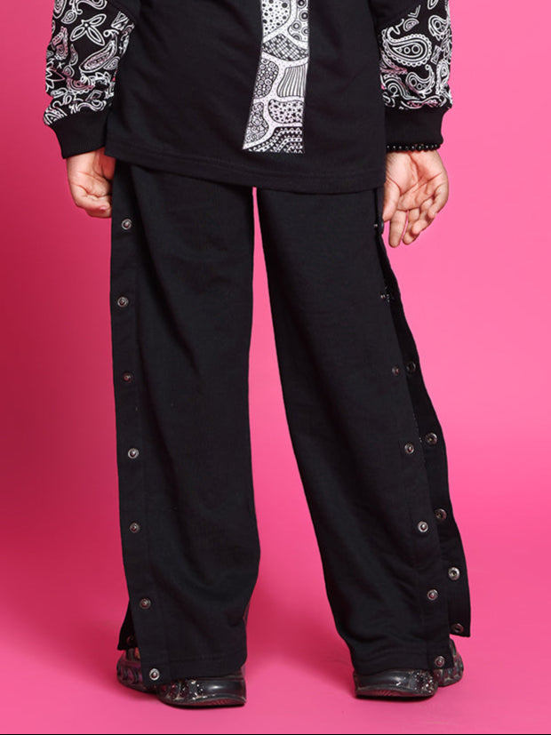 MOTIF JOGGERS FOR BOYS & GIRLS (BLACK)