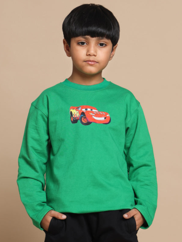 FORMULA 1 OVERSIZED SWEATSHIRT FOR BOYS & GIRLS (GREEN)