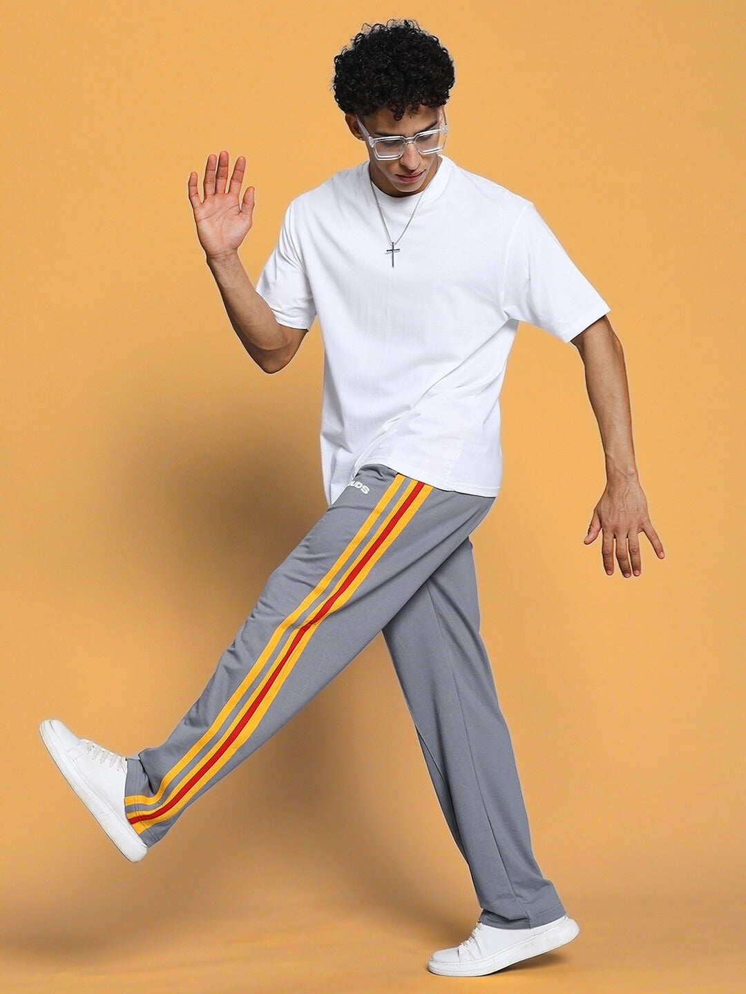 SUNSHINE STRIPE JOGGER (GREY)