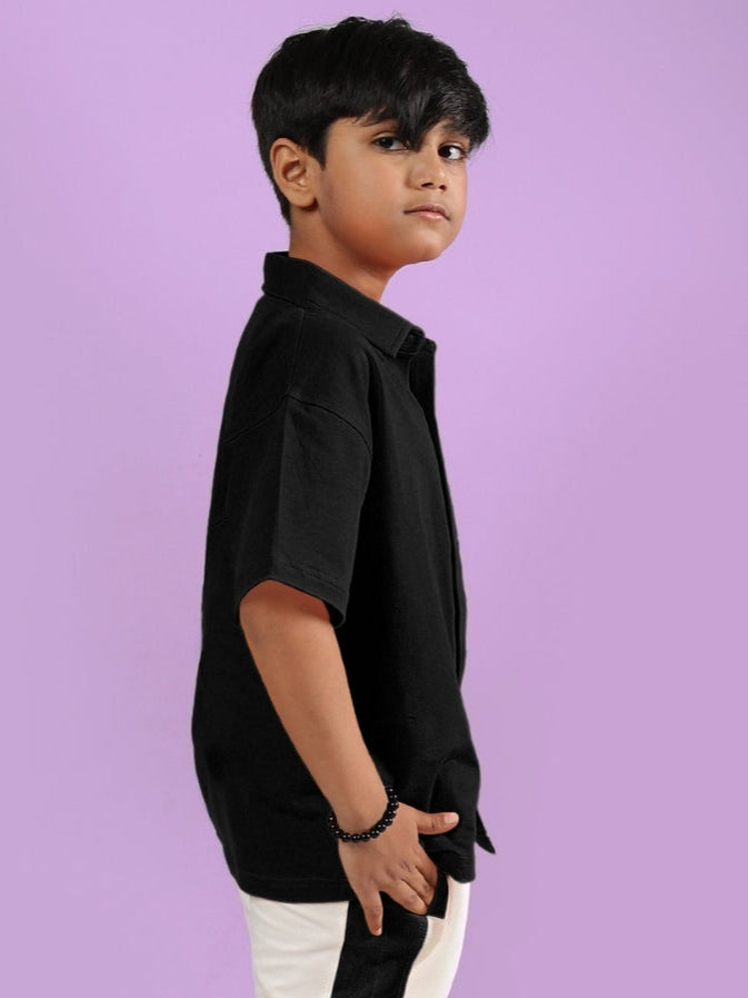POWER KIDS SHIRT FOR BOYS & GIRLS (BLACK)