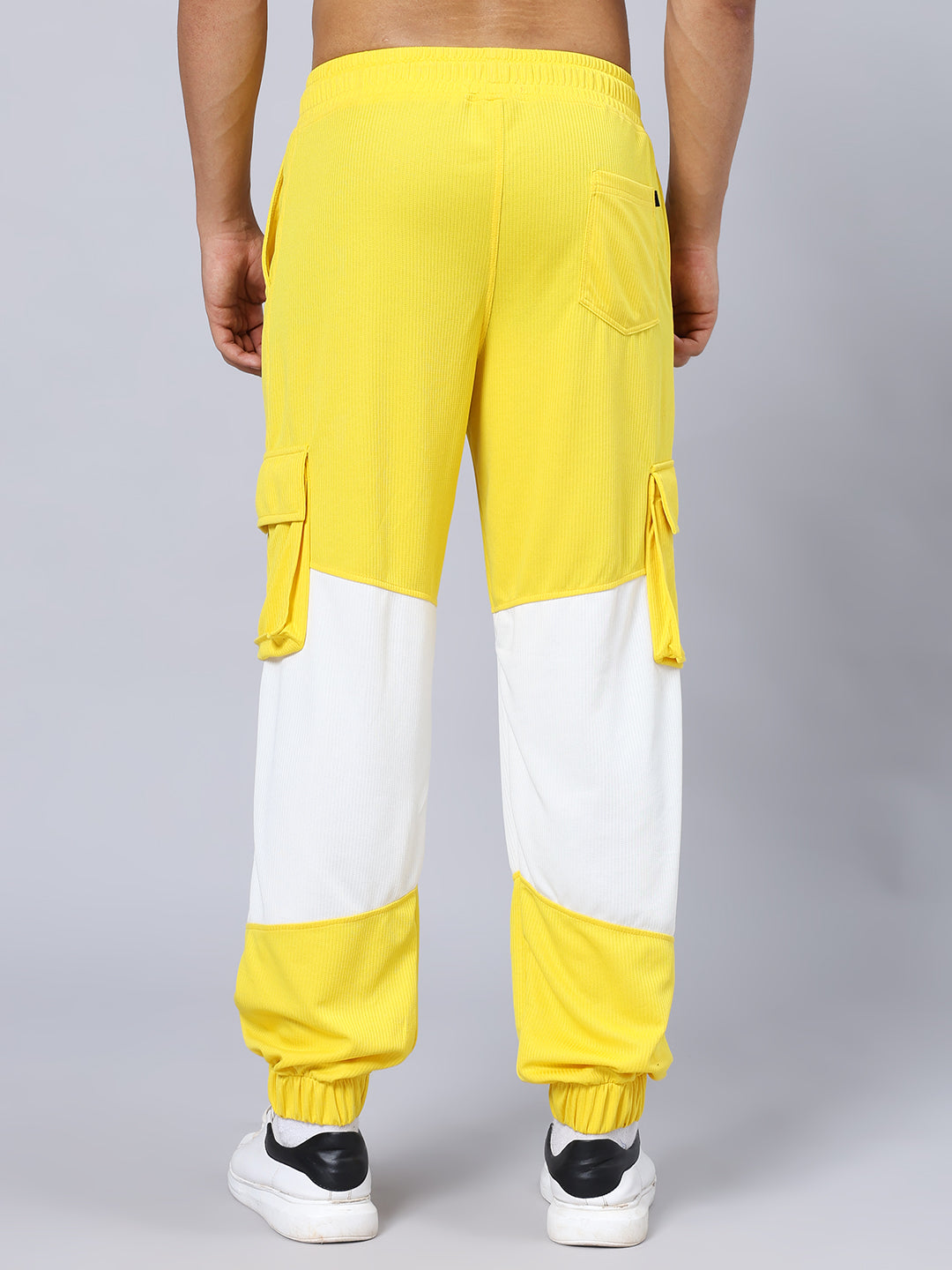 RADIANT RELAXED FIT JOGGERS (YELLOW WHITE)