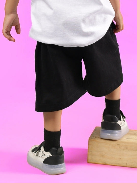 HEDGEHOG SHORTS FOR BOYS & GIRLS (BLACK)