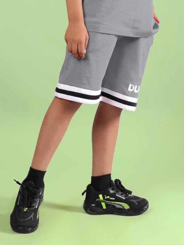 LETS GO PLAY SHORTS FOR BOYS & GIRLS (GREY)