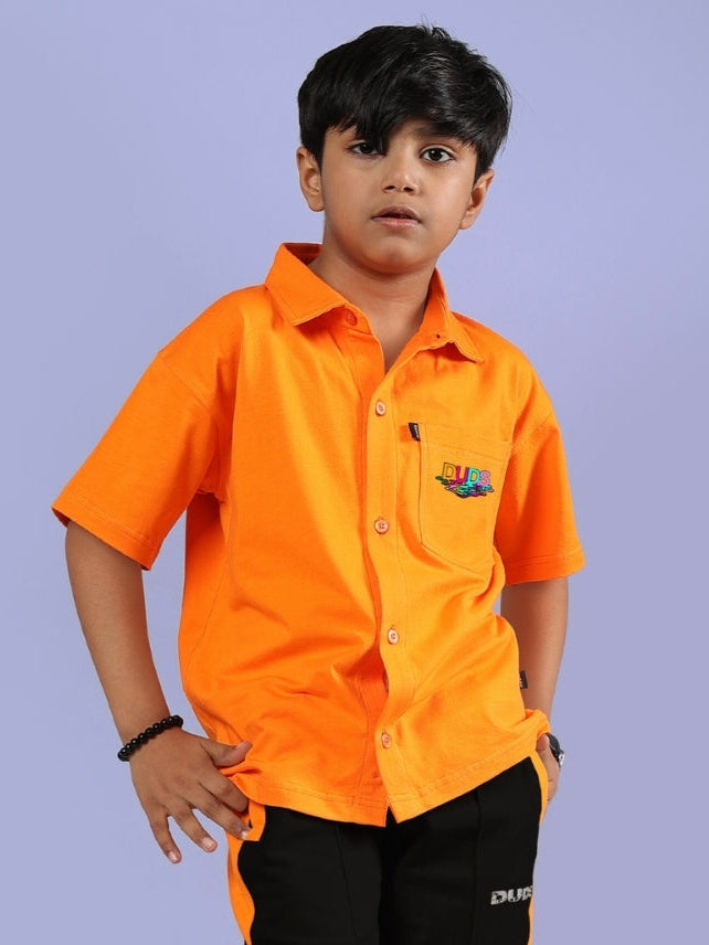 EVERY DAY SHIRT FOR BOYS & GIRLS (ORANGE)