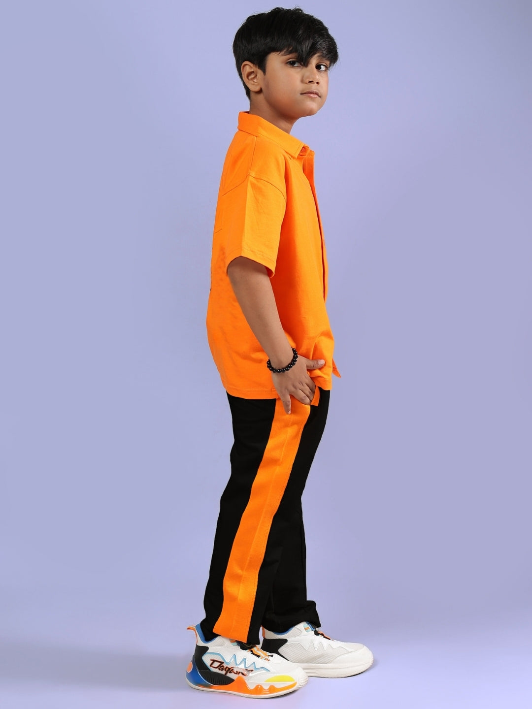 EVERY DAY CO-ORD FOR BOYS & GIRLS (ORANGE BLACK)