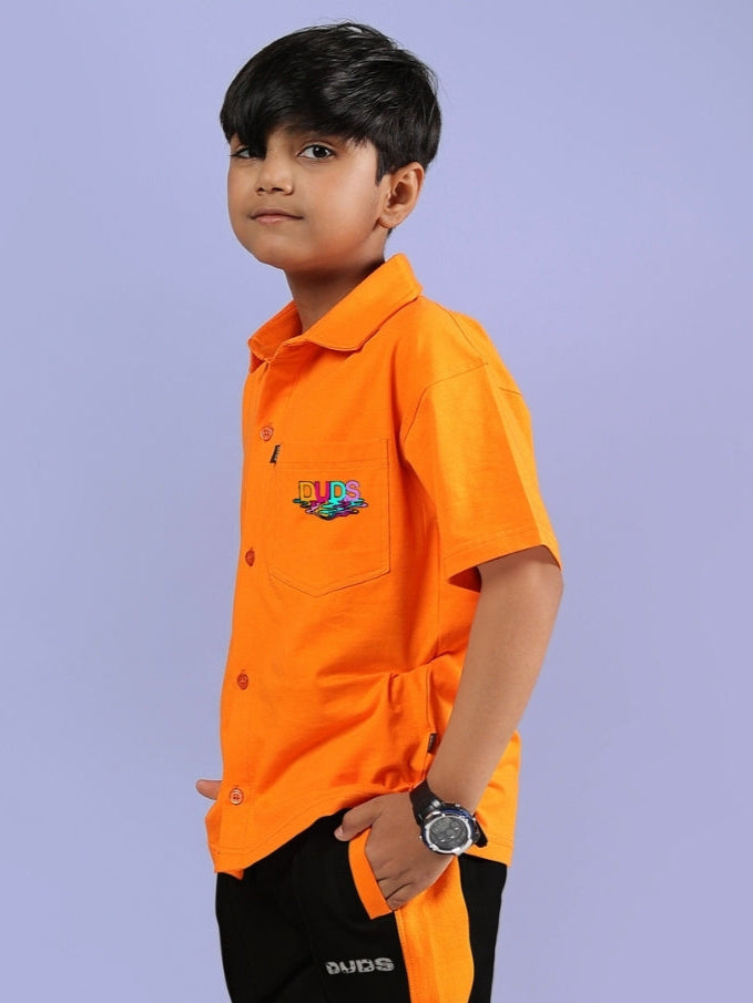 EVERY DAY SHIRT FOR BOYS & GIRLS (ORANGE)