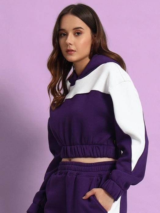 WOMEN'S RIZZLER COLORBLOCK CO-ORD (PURPLE)