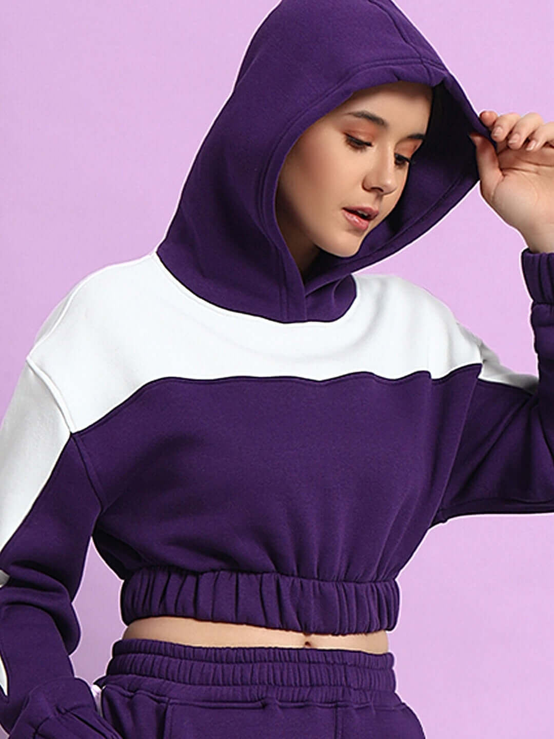 WOMEN'S RIZZLER COLORBLOCK CO-ORD (PURPLE)