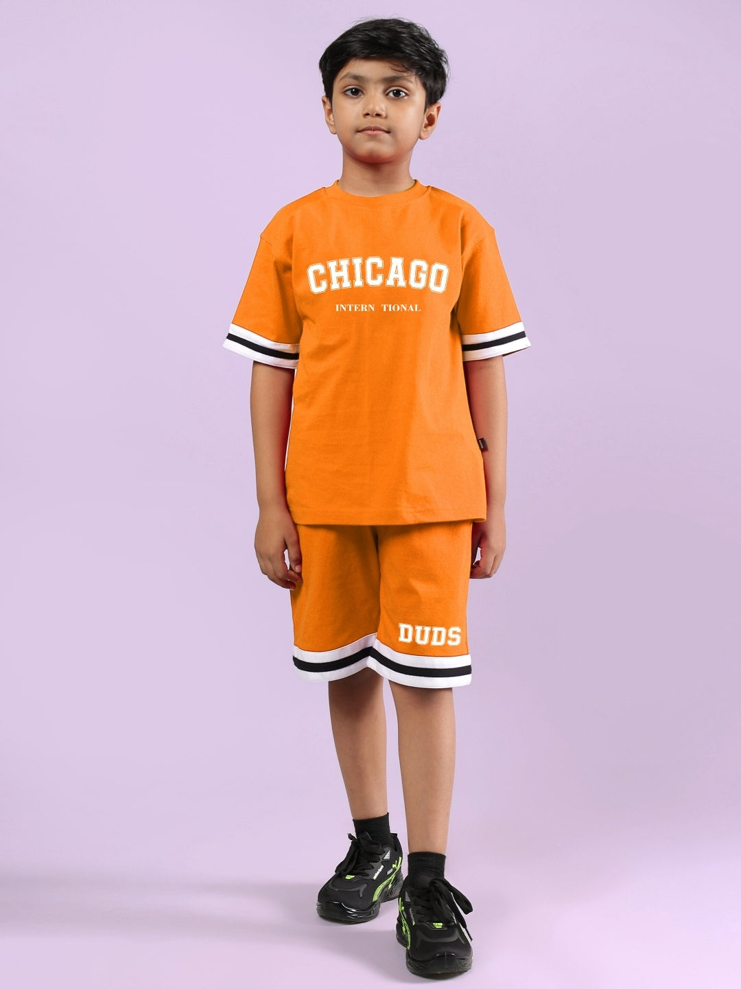 DUDS CHICAGO SHORTS FOR BOYS & GIRLS (ORANGE)