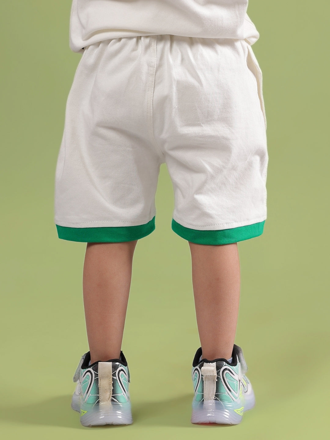 DRIBBLE SHORTS FOR BOYS & GIRLS (OFF WHITE)