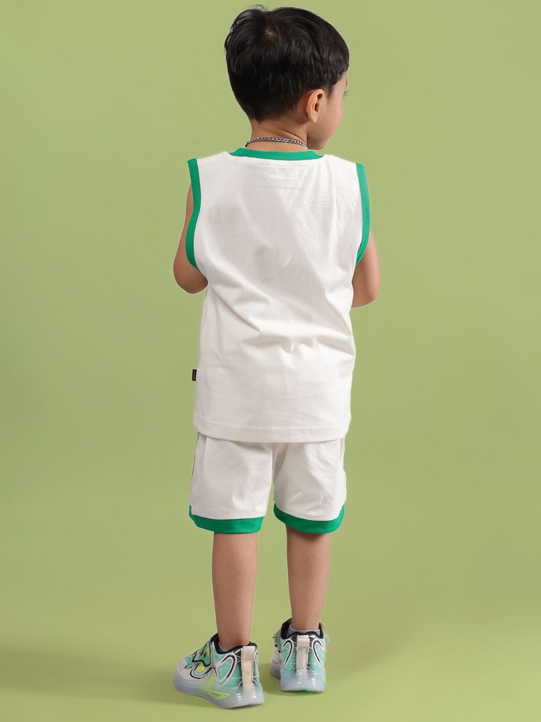 DRIBBLE CO-ORD FOR BOYS & GIRLS (OFF WHITE)