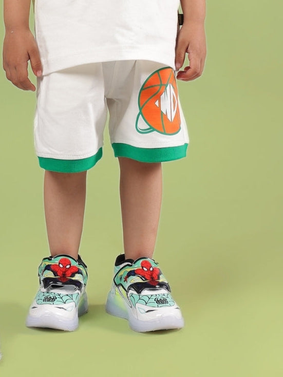 DRIBBLE SHORTS FOR BOYS & GIRLS (OFF WHITE)