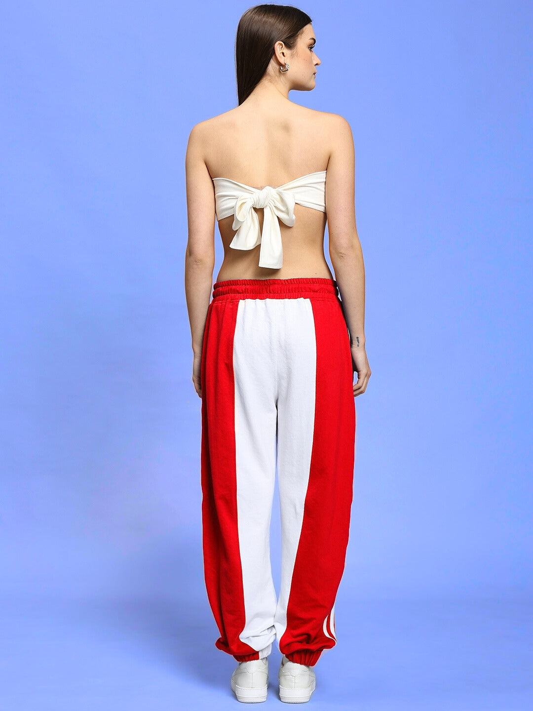 WOMEN'S AZORA BANDEAU TOP (RED)