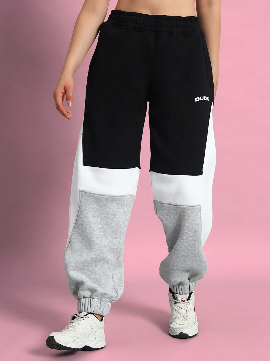 WOMEN'S WD SWORD COLORBLOCK CO-ORD (BLACK-GREY)