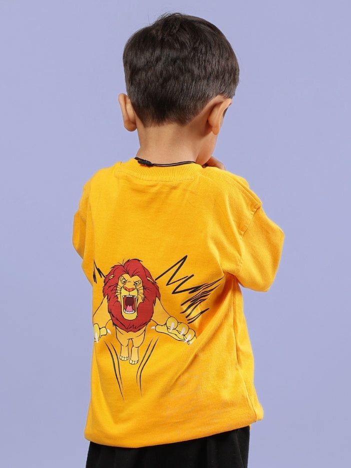 MUFASA-T-SHIRT FOR BOYS & GIRLS (MUSTARD)