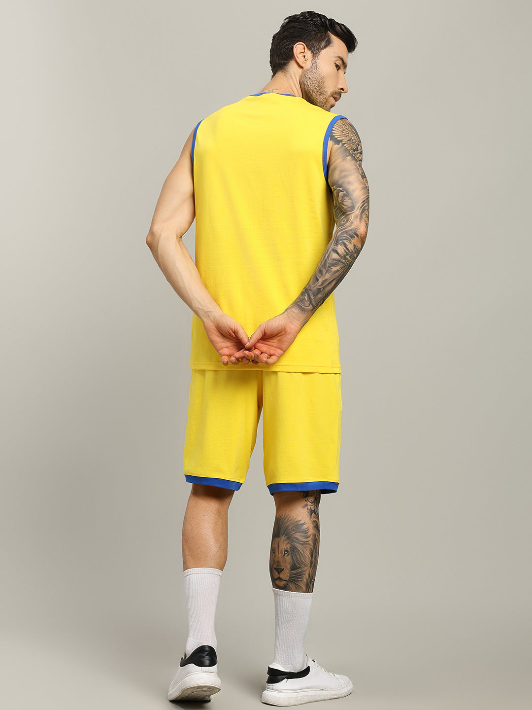 SUPER HERO CO-ORD SET (YELLOW)