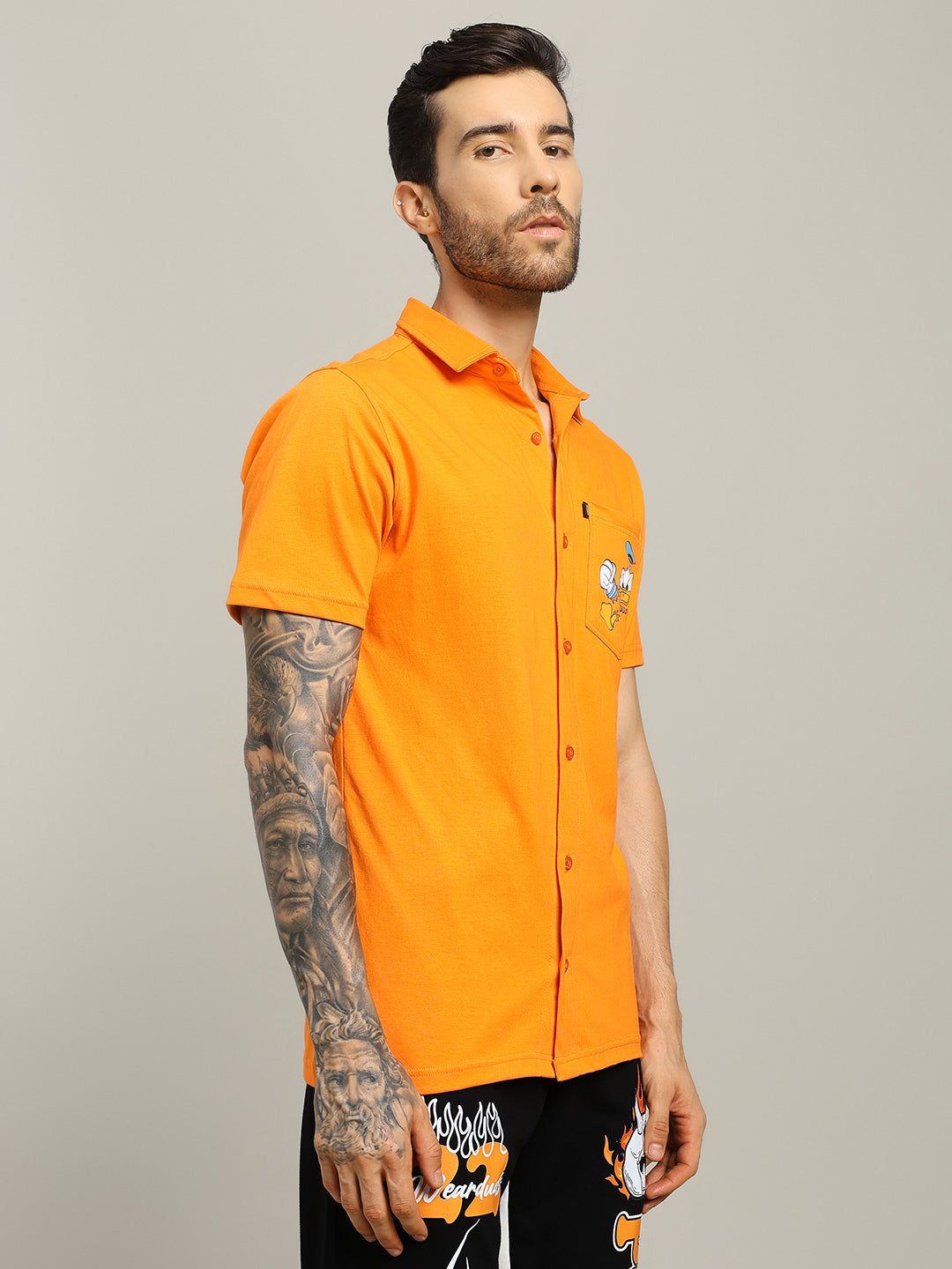 DELLA REGULAR FIT SHIRT (ORANGE)