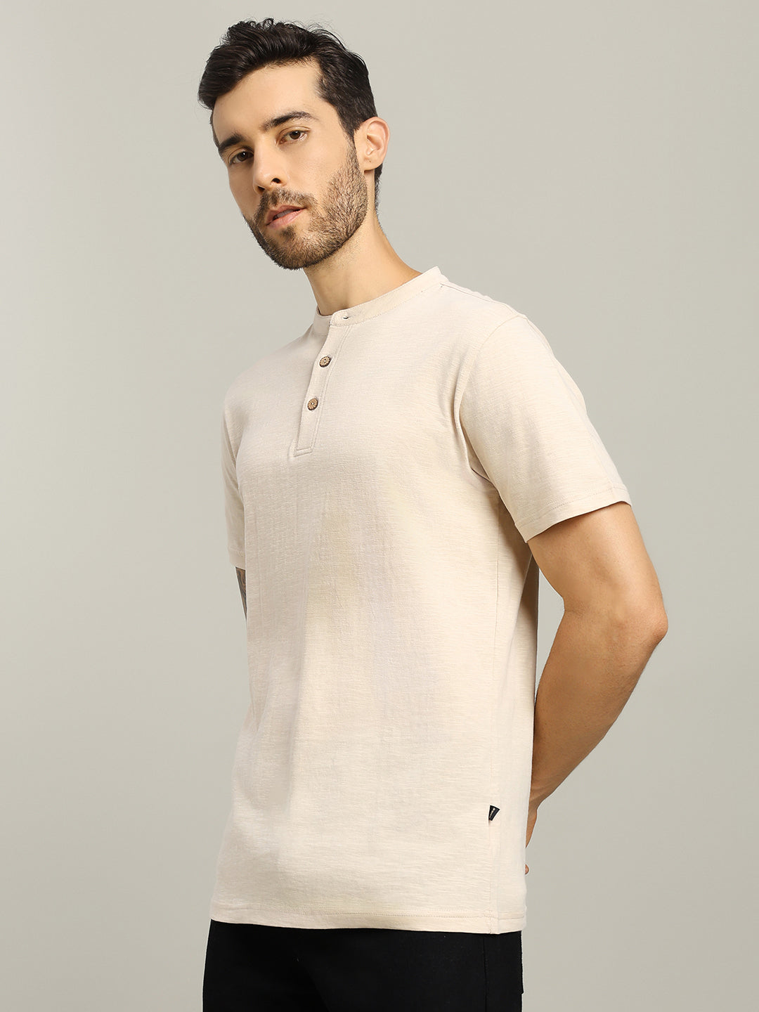 ALBET REGULAR FIT T-SHIRT (BEIGE)