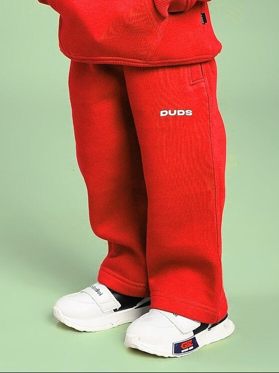 MAKE IT HAPPEN FLEECE JOGGER FOR BOYS AND GIRLS RED