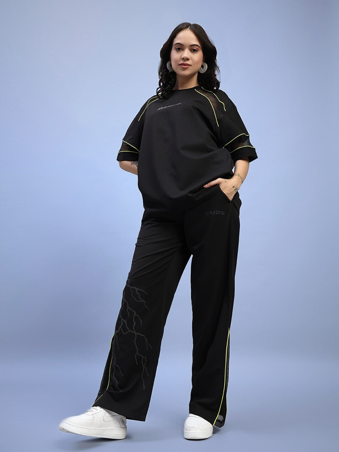 WOMEN'S SALVO CO-ORD SET (BLACK)