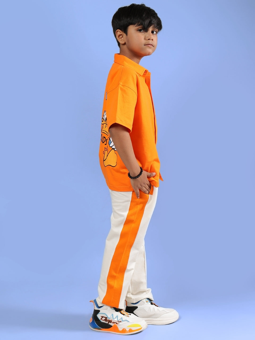 DELLA CO-ORD FOR BOYS & GIRLS (ORANGE)
