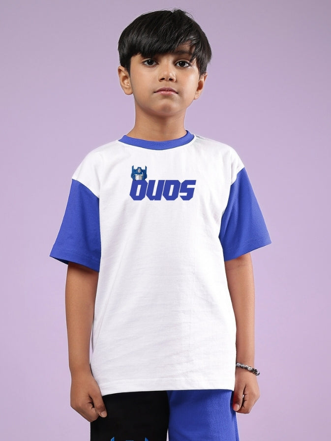 OPTIMUS PRIME T-SHIRT FOR BOYS & GIRLS (WHITE BLUE)