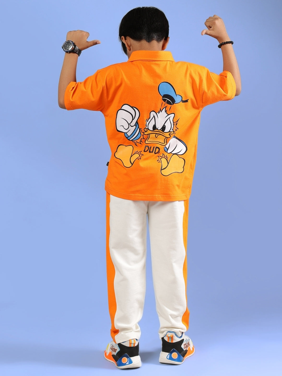 DELLA CO-ORD FOR BOYS & GIRLS (ORANGE)