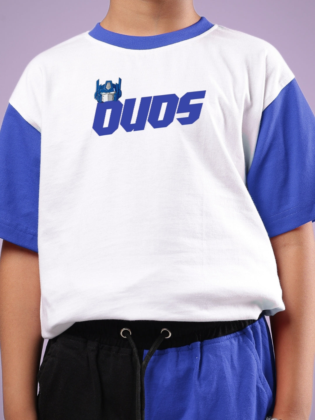 OPTIMUS PRIME T-SHIRT FOR BOYS & GIRLS (WHITE BLUE)