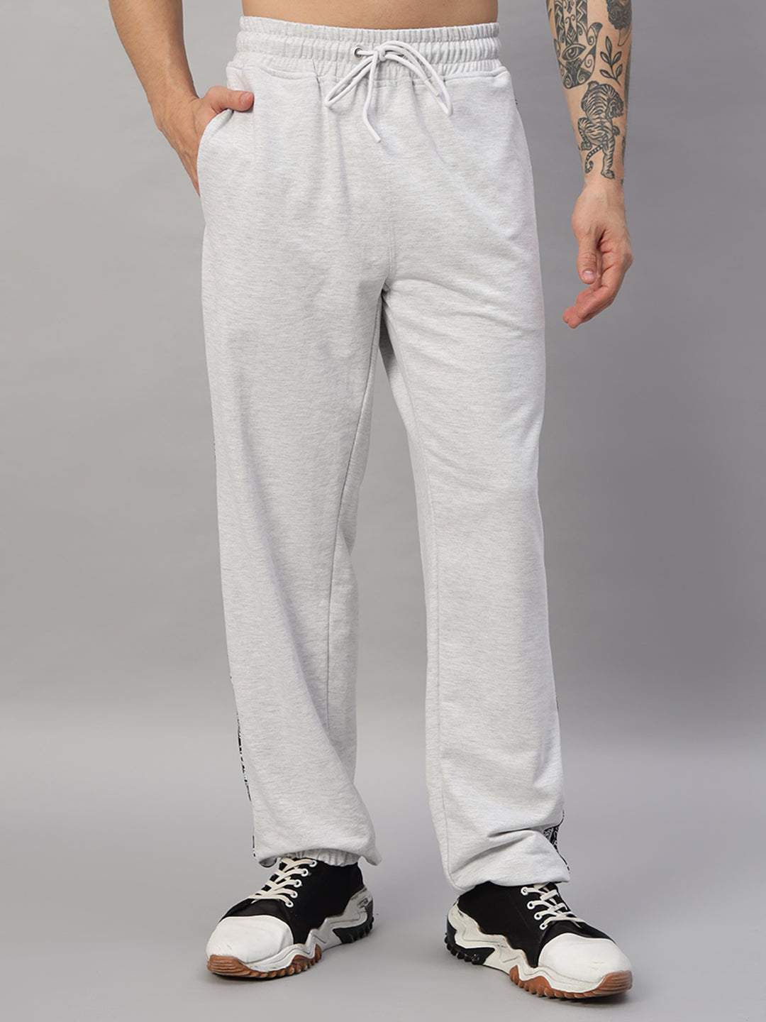 BOOGIE RELAXED FIT JOGGERS (MELANGE GREY)