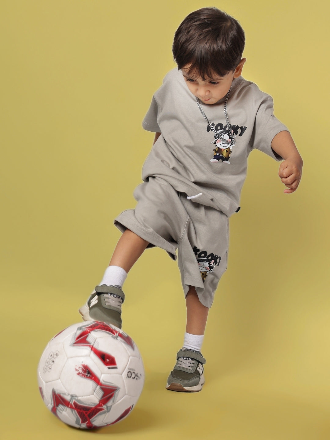 KOOKY CO-ORD FOR BOYS & GIRLS (GREY)