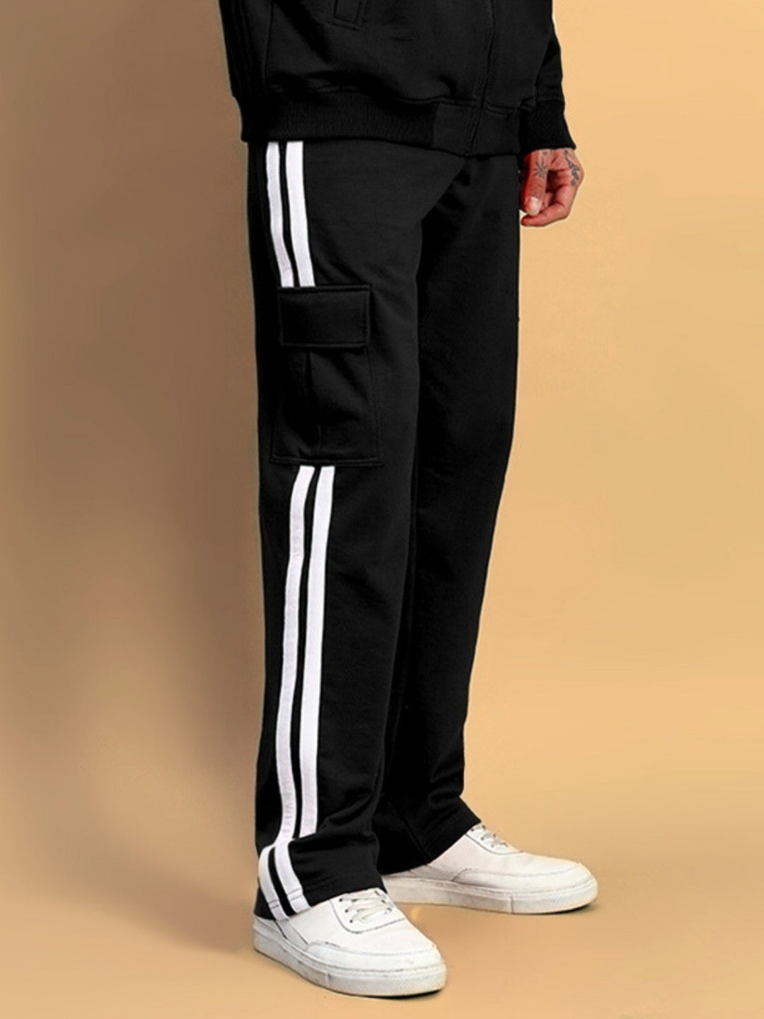 SCOTIA STRIPE JOGGERS (BLACK)