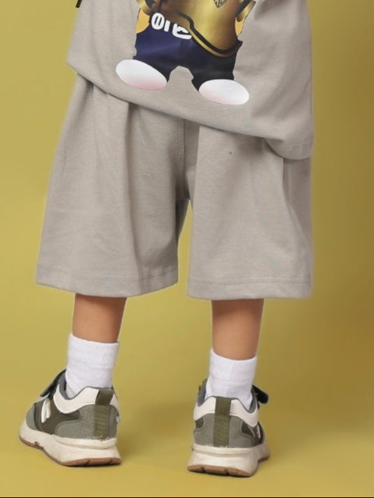 KOOKY SHORTS FOR BOYS & GIRLS (GREY)