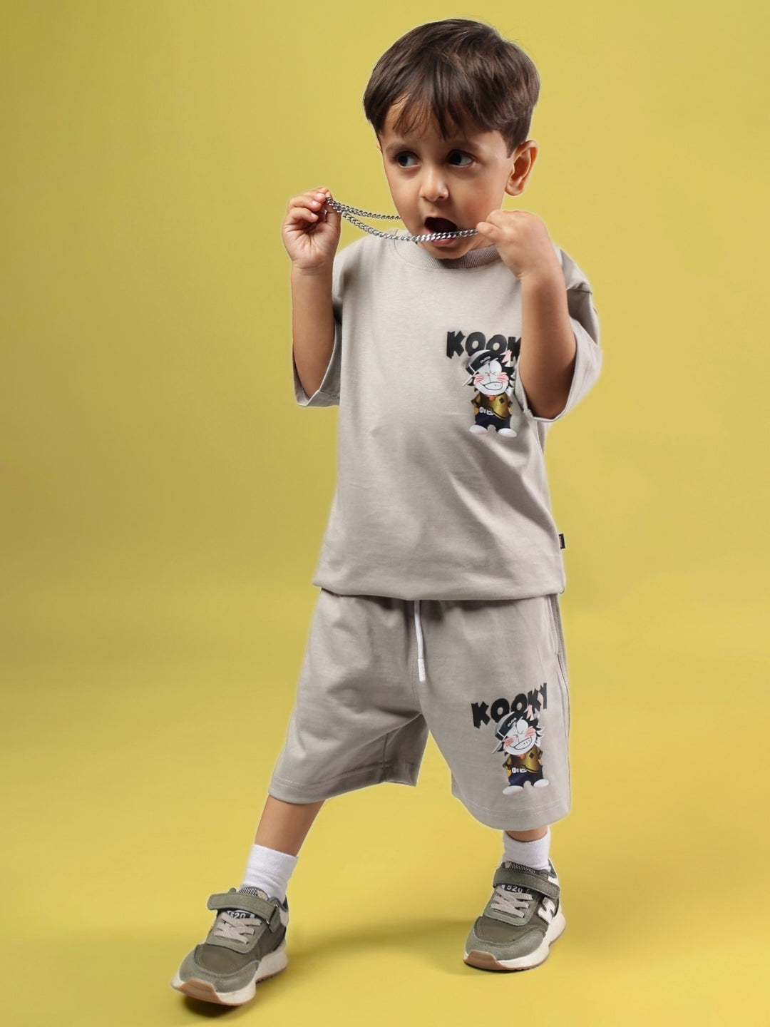 KOOKY CO-ORD FOR BOYS & GIRLS (GREY)