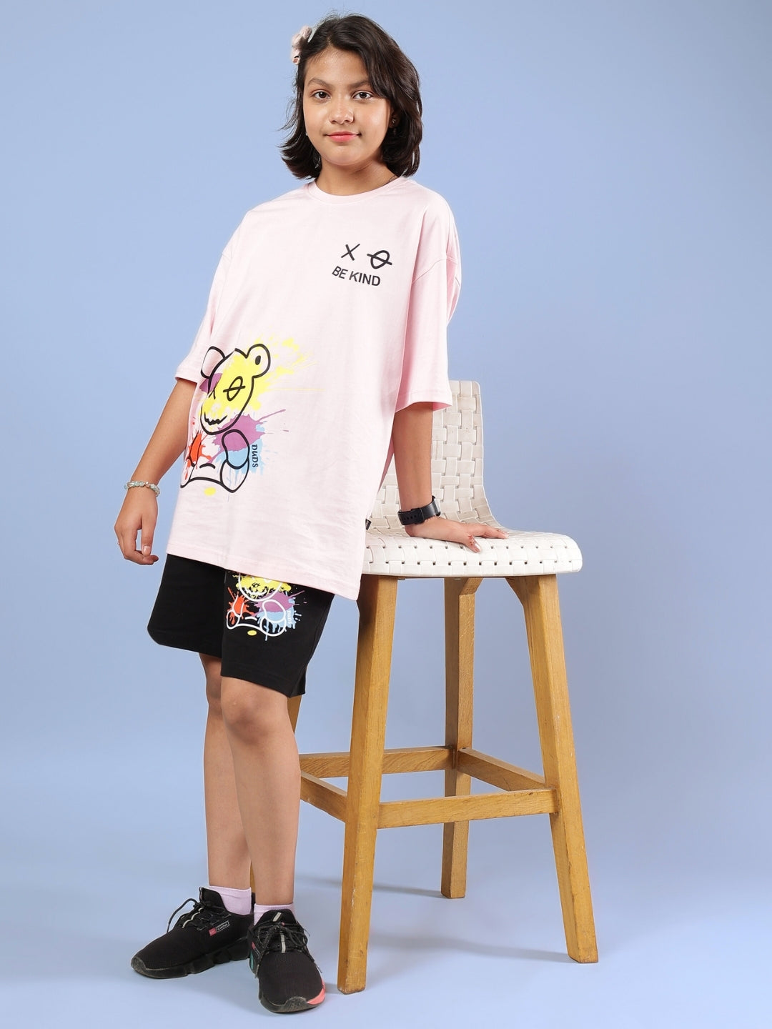 BE KIND OVERSIZED T-SHIRT FOR BOYS & GIRLS (PINK)