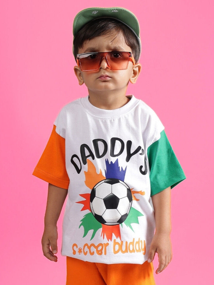 BUDDY OVERSIZED T-SHIRT FOR BOYS & GIRLS (WHITE)