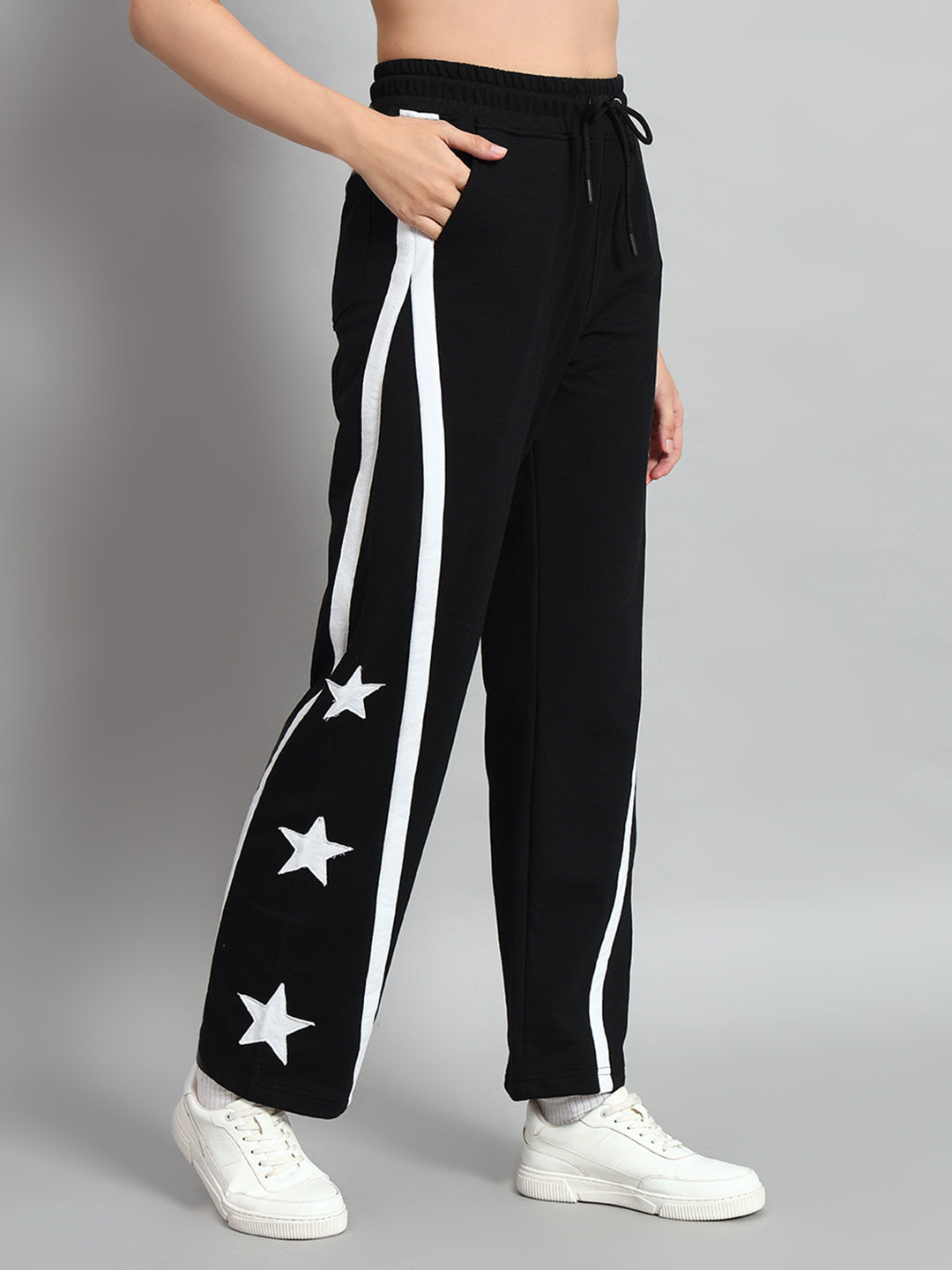 WOMEN'S STELLAR RELAXED JOGGERS (BLACK)